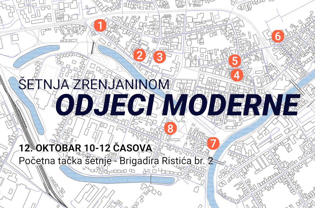 ŠETNJA ZRENJANINOM – ODJECI MODERNE