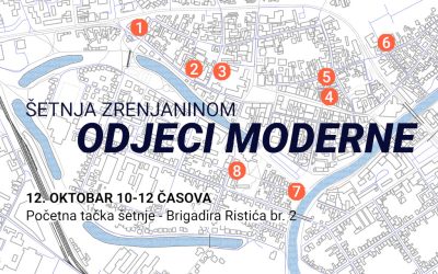 ŠETNJA ZRENJANINOM – ODJECI MODERNE